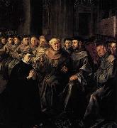 HERRERA, Francisco de, the Elder St Bonaventure Enters the Franciscan Order oil painting